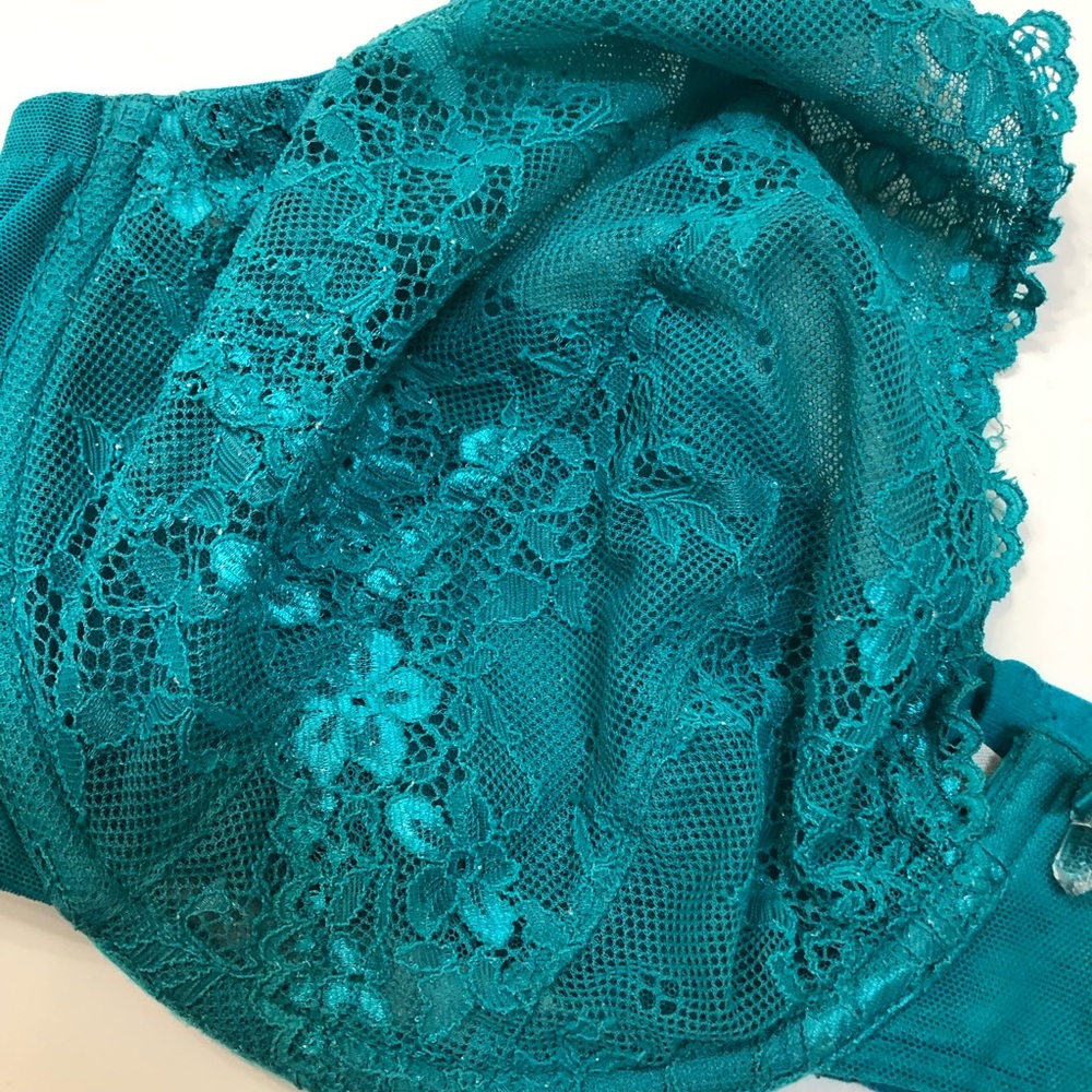 Cacique Full Coverage Unlined Lace Underwire Bra - 40 DDD - Picture 3 of 9